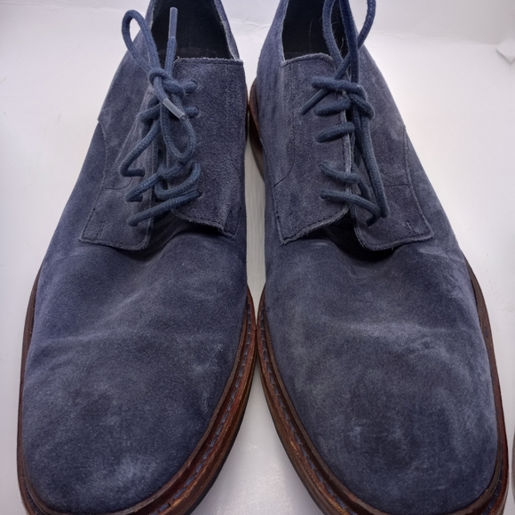 Cole Haan Blue Suede lace up Oxfords - Picture 4 of 10